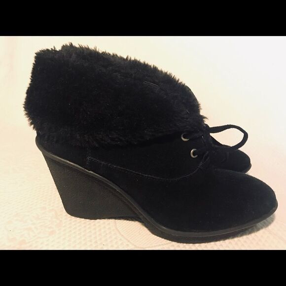 B Makowski black suede ankle boots - Picture 2 of 7